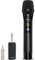 Bietrun UHF Microfono Karaoke Microfono Senza fili Microfono wireless con Display Digitale in metallo con ricevitore ricaricabile per Karaoke/Festa/KTV/Prestazioni All'aperto ecc, Nero