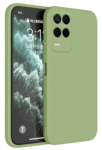 Topme Handyhülle Hülle Fur Realme 8 5G / Realme Narzo 30 5G (6.5 Inches) Case Schutzhülle, Hautschutz Aus TPU Silikonhülle - Matcha-Grün
