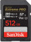 SanDisk Extreme PRO SDXC UHS-II Speicherkarte V60 512 GB (280 MB/s, 6K, 4K UHD, U3, C10, Rescue PRO Deluxe)
