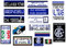 GamesMonkey® - Set mit 15 Aufklebern Ultras - International - Probe Fußball Scudetto - Vinyl glänzend HD - Made in Italy Wasserdicht Innenraum Auto Motocross Fahrradhelm Stoßstange