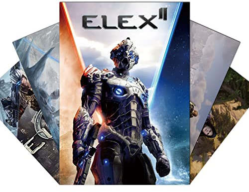 GKIKZ ELEX Poster, 5 Stück Geschenkideen, Teen Game Series Poster, für Zuhause, Schlafzimmer, Flur und Wohnheim, Wanddekoration, einfacher und personalisierter Poster-Kunstdruck, 25,4 x 35,6 cm