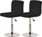 Barhocker Stuhlhussen Stretch Stuhl Abdeckungen Stuhlbezug Samt 1/2/4/6PCS Stretch Abnehmbare Barhockerhussen für Kneipentheke Höhe Seitenstuhlbezüge Waschbare Stuhlhussen (Color : #1, Size : 2PCS)