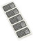 keywaa® QR-Code Folienetiketten inkl. Lost & Found Funktion (25,4 x 12,7 mm; schwarz; 15 Stück)