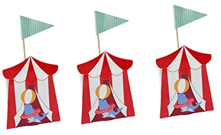 GLEAVI Süßigkeitenboxen Für Jungen- Und Mädchenpartys 20er-pack Geschenkboxen Aus Papier Mit Zirkustiermotiven Für Babypartys