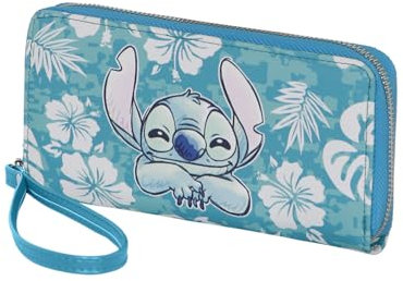 Disney Unisex 06649 Unverzichtbare Geldbörse Aloha, Blau, Einheitsgröße