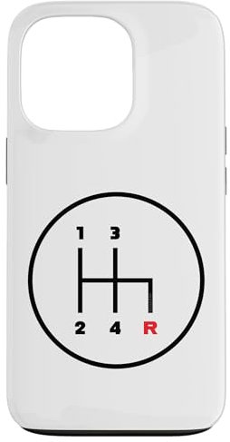 iPhone 13 Pro Car Manual Gear Shifter Knob Pattern (4 Speed) Case