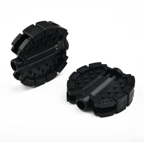 Ersetzen Sie abgenutzte Pedale Ihres Kinderfahrrad-Dreirads mit schwarzen Kunststoffpedalen, 2 Stück