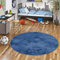 Pergamon Kinderteppich Melia Kids Rund Dunkelblau - Weicher Teppich für Kinderzimmer, erhältlich in vielen Farben und Größen - Ideal als Spielteppich für Babyzimmer