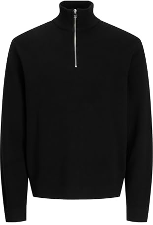 JACK & JONES Herren Jprccmilano Stitch Knit Half Zip Sn Jprccmilano Stitch Knit Half Zip Sn (1er Pack)