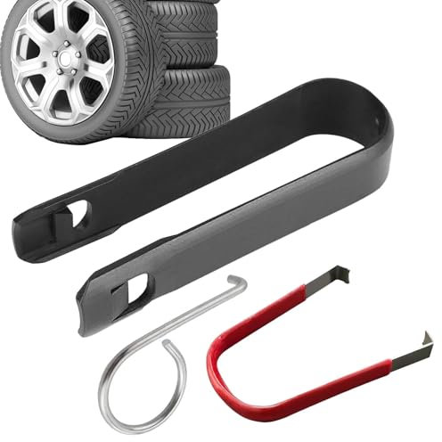 Radmutter-Abdeckungsabzieher – Radschrauben-Kappen-Entfernungswerkzeug-Set, Reifenmutter-Mittelabdeckungskappenabzieher, Reifenmutter-Mittelabdeckungskappen-Abzieher, tragbare Mutterkappen, Lug Puller