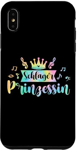 Schlagerprinzessin Schlageroutfit Partnerlook Schlagerparty Hülle für iPhone XS Max