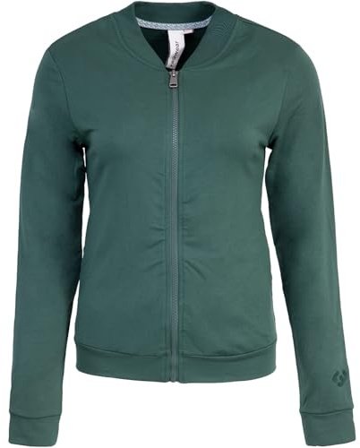 Ragwear Kenia Sweatjacke Damen (DE/NL/SE/PL, Alphanumerisch, S, Regular, Regular, pine green)