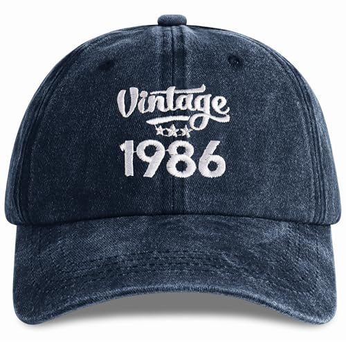 Jeasona Baseballkappe für Herren, Baumwolle, Einheitsgröße, mit Aufdruck lustige Buchstaben, Marineblau-40, Einheitsgröße