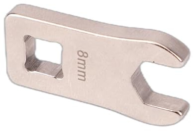 Purokise Fahrrad 8mm Hahnenfußschlüssel, 1/4 Zoll Antrieb Drehmoment Adapter Offener Maulschlüssel für Hydraulische Scheibenbremse Reparatur