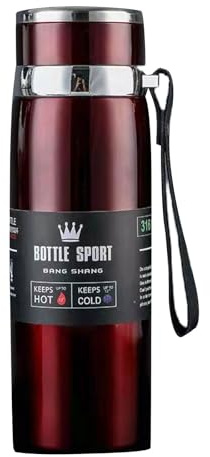 Boccette termiche portatili con capacità 1000 ml Tazza isolata Bottiglie d ' acqua in acciaio inossidabile Bere Conservare Tazza Tazza isolante