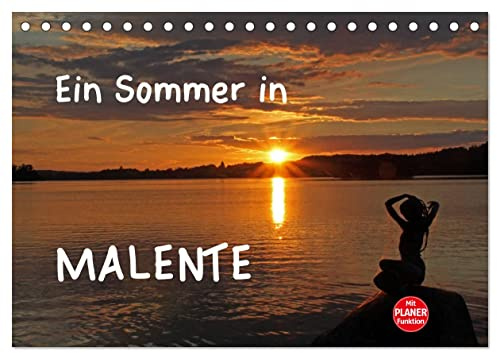 Ein Sommer in Malente (Tischkalender 2026 DIN A5 quer), CALVENDO Monatskalender: Sommersehnsucht in Malente - Holsteinische Schweiz (CALVENDO Orte)