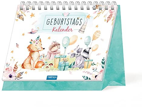 Trötsch Aufstellkalender Geburtstagskalender Waldfreunde: Aufstellkalender Tischkalender