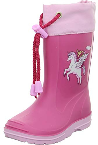 Beck Pferd, Stivali di Gomma, Bambine e ragazze, Rosa, 29 EU