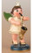 Hubrig Volkskunst Engel mit Saxophon - 6,5cm / Weihnachtsengel - Original Erzgebirge Engel