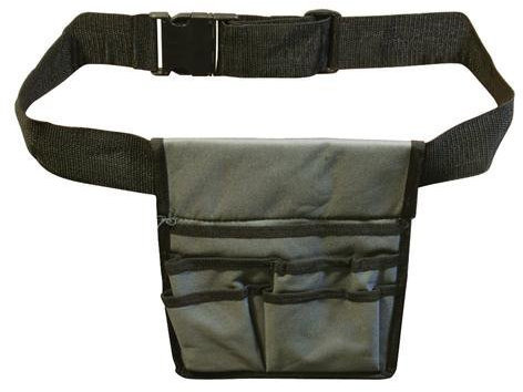 5 Pocket Tool Pouch Belt 220mm X 260mm - Toolbelt Waist Holder Holster