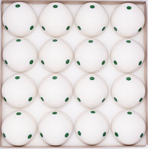 6 DOT – Spot Pool – Billard Praxis Training Cue Ball 6 Oz – 2 1/10,2 cm wählen grün oder blau, Box of 16 Green Dot