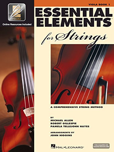 Essential Elements for Strings - Violoa Book 1 with EEi Online Resources | Viola Method Songbook and Sheet Music for School Band Students and Teachers | Comprehensive String Method