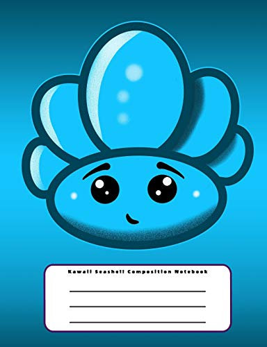 Kawaii Seashell Composition Notebook