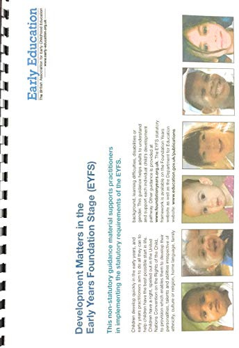 Development Matters: Early Years Foundation Stage