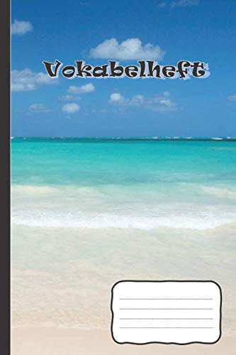 Vokabelheft: DIN A5 | 120 Seiten | Liniert | Vokabelheft Zweispaltig | Hochglanzcover