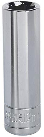 Sealey WallDrive® Socket 12mm Deep 3/8Sq Drive - S0590