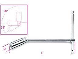 Beta 957 20,8 - Zündkerzenschlüssel mit Gelenk