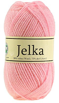 50g Strickgarn Jelka m. 28% Wolle veredelt, Strickwolle, Farbauswahl, Farbe:rosa