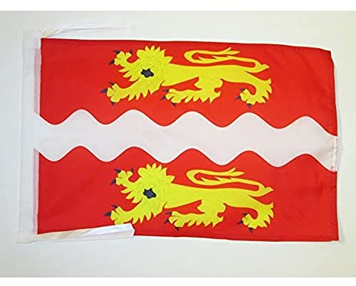 AZ FLAG - Flagge Département Seine Maritime - 45x30 cm Mit Kordel - Seine Maritime Fahne 30 x 45 Cm - Flaggen
