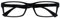 OPULIZE Unisex PEP Reading Glasses, Schwarz, +1,50 Dioptrien