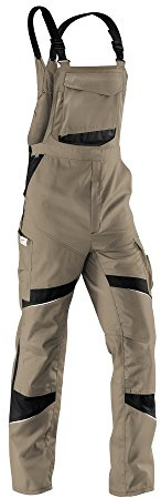 Kübler 32505365-2599-29 Latzhose Activiq Größe, Sandbraun/Schwarz, 29