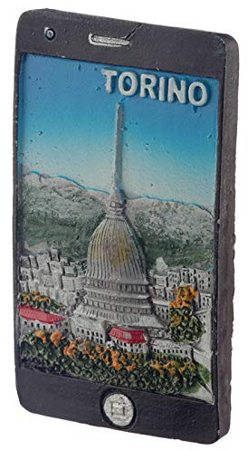 Shopifyl Discount Store Pucktr Lustiger Magnet in Form von Torino Maulwurf, Metall, Multi, Height 7cm Width 4cm Depth 1cm