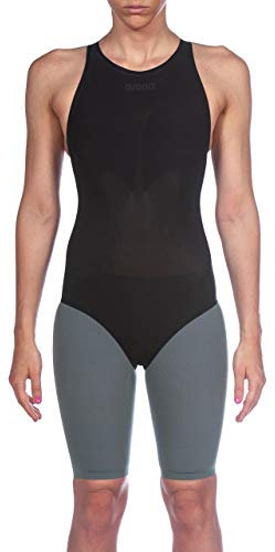Arena Powerskin Carbon DUO Competition Racing - Costume da bagno da donna, Donna, Jammer, Powerskin Carbon Duo Jammer, Grigio scuro – Jammer, 28