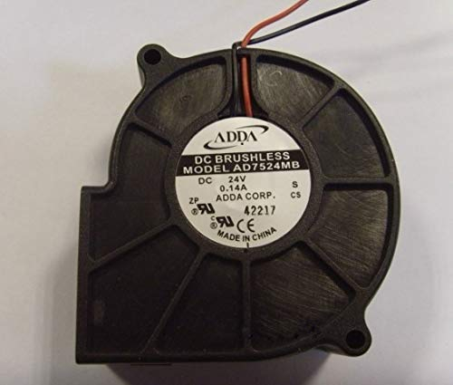 75x30mm AD7524MB 24V 0.14A 2Wire DC Blower Fan