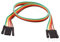 New Lon0167 5 STÃœCKE Vorgestellt 2,54mm Pitch 1 zuverlässige Wirksamkeit P Stecker auf Buchse Breadboard Doppelkopf Jumper Draht Kabel 30 cm(id:d01 44 B-c 83a)
