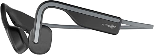 AFTERSHOKZ OpenMove Knochenleitungskopfhörer mit freien Ohren, Kabellose Bluetooth Sport Ohrhörer mit Mikrofon, Bluetooth 5.0, 6 Stunden Akkulaufzeit, Perfekt zum Laufen, Joggen, Yoga