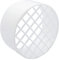 TYGERIX® Rejilla de aspiración de aire de polipropileno blanco de 80 mm | Terminal de plástico reforzado para toma de aire para calderas, campanas e instalaciones | Boquilla de ventilación de