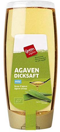 Greenorganics Agavendicksaft - 700g Flasche, 100% Agave, Hochwertiger Nektar, 1er Pack