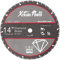 XtremepowerUS 14 Multi-Purpose Diamond Blade Metal Steel Iron Cut Off Saw Wheel Abrasive Fast Cutting Blade