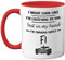 Stuff4 Formula 1 Gifts - in My Head I'm Thinking About F1 - Funny F1 Gifts for Men, Car Lover for Him, Mug, Formula One 11oz Ceramic Dishwasher Safe Red Handle Mugs Novelty Cup