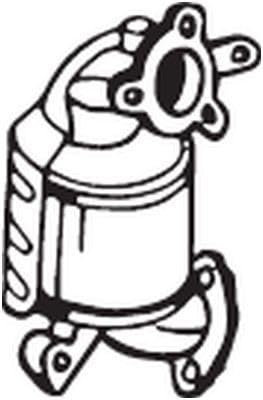 BOSAL Partikelfilter (DPF) 095-577 ix35 (LM, EL, ELH) Siliziumcarbid