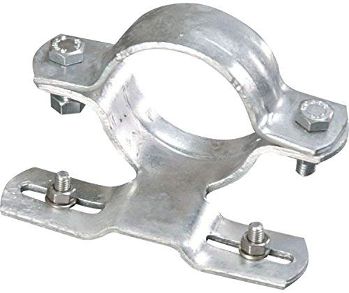 UvV Schilderklemmen, Schellen Rohrschellen für ø60mm Rohre feuerverzinkt (R107-70mm)