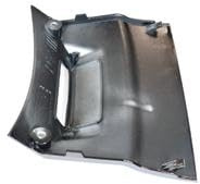 Piaggio Abdeckung Verkleidung Seitenteil schwarz kompatibel mit X8 125 | Verschluss unten hinten, OEM 62025300XN2 kompatibel mit Piaggio X8 250 M364