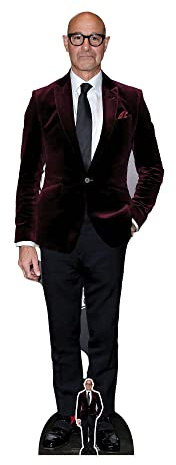 Star Cutouts CS1068 Stanley Tucci Lifesize Cardboard Cutout With Mini