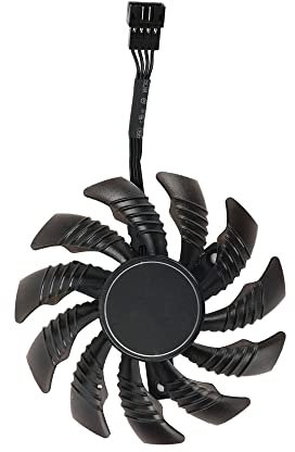 RAKSTORE PLD08010S12HH Ventilateur de rechange pour cartes graphiques Gigabyte GTX 1660 GTX 1660 SUPER GTX 1660 Ti Gaming Ventilateur silencieux Ventilateur de rechange (A)