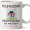 MUGFFINS Tazas Personalizadas para PROFESORA DE MÚSICA - En Español - Koalificados Personalizados - 11 oz / 330 ml - Regalo Personalizable original y divertido